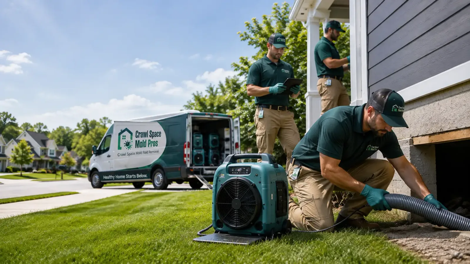 Crawl Space Mold Removal in Waterloo, NE